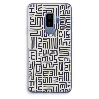 Moroccan Print: Samsung Galaxy S9 Plus Transparant Hoesje