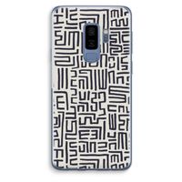 Moroccan Print: Samsung Galaxy S9 Plus Transparant Hoesje