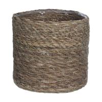 Mand Mica Decorations Atlantic Bruin vlechtwerk (16 x 16 cm) 16 x 16