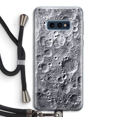 Maanlandschap: Samsung Galaxy S10e Transparant Hoesje met koord