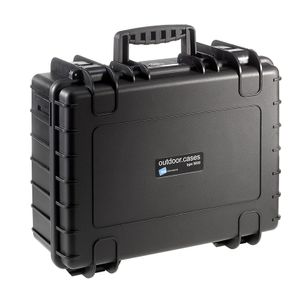 B&W Outdoor Case Type 5000 - Zwart met Plukschuim