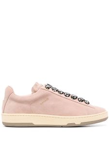 Lanvin baskets Lite Curb en daim - Rose