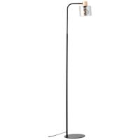 Brilliant Staande lampWeald zwart met hout - 94708/93