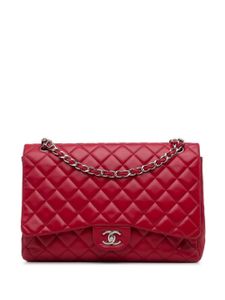 CHANEL Pre-Owned grand sac porté épaule Classic Flap (2009-2010) - Rouge