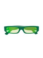 Dolce & Gabbana Eyewear lunettes de soleil à monture rectangulaire - Vert - thumbnail