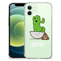 iPhone 12 Mini Stevig Bumper Hoesje Cactus Poo - thumbnail