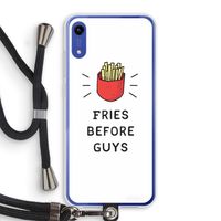Fries before guys: Honor Play 8A Transparant Hoesje met koord Fries before guys: Honor Play 8A Transparant Hoesje met koord