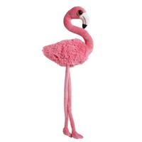 Knuffeldier Flamingo - pluche knuffel - roze - 65 cm - Tropische vogels