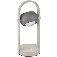 LED Tafellamp - Musterring Cannon - 1 Lichtpunt van 5 Watt - Dimbaar - Aanpasbare Lichtkleur - Geheugenfunctie - Nachtlamp - Up-and-down Verlichting - Antraciet - Metaal