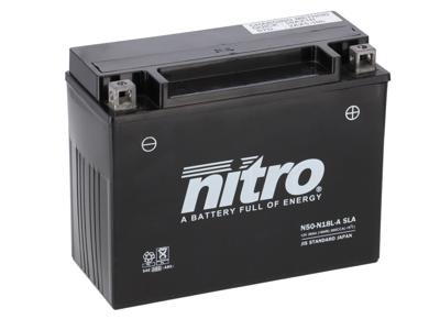 NITRO Gesloten batterij onderhoudsvrij, Batterijen voor motor & scooter, N50-N18L-A-SLA