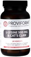Proviform L-Lysine 500 mg & cats claw (60 vega caps)