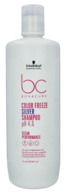 Schwarzkopf - Bonacure Color Freeze Silver Shampoo 1000 ml Dames