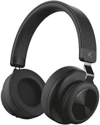 Ksix draadloze hoofdtelefoon met geïntegreerde microfoon, speeltijd: 6 uur, zwart