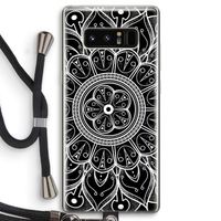 Roses Are Red: Samsung Galaxy Note 8 Transparant Hoesje met koord