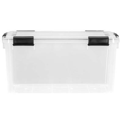 Leen Bakker - Opbergbox 50 Liter - 29x39x59 Cm - Kunststof/Polypropyleen - Transparant