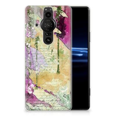 Smartphone hoesje Sony Xperia Pro-I Letter Painting Smartphone hoesje Sony Xperia Pro-I Letter Painting