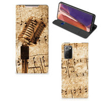 Samsung Galaxy Note20 Stand Case Bladmuziek