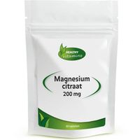 Magnesium citraat | 200 mg | 60 tabletten ⟹ Vitaminesperpost.nl