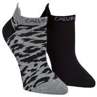 Calvin Klein 2 stuks Libby Leopard Liner Sock - thumbnail