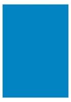 Kangaro K-0043F225 Papier A4 120gr Pak A 100 Vel Blauw