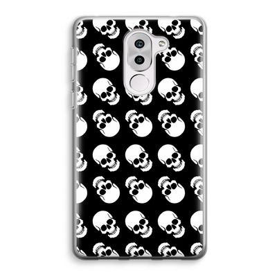 Musketon Skulls: Honor 6X Transparant Hoesje