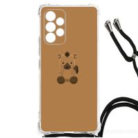 Samsung Galaxy A53 Stevig Bumper Hoesje Baby Hyena - thumbnail