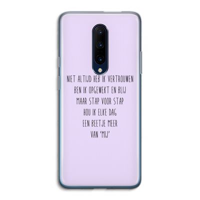 Zelfvertrouwen: OnePlus 7 Pro Transparant Hoesje