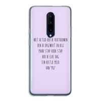 Zelfvertrouwen: OnePlus 7 Pro Transparant Hoesje