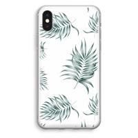 Simple leaves: iPhone XS Transparant Hoesje