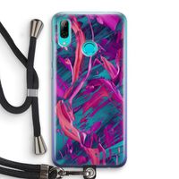 Pink Clouds: Huawei P Smart (2019) Transparant Hoesje met koord Pink Clouds: Huawei P Smart (2019) Transparant Hoesje met koord
