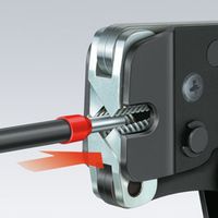 Knipex Zelfinstellende krimptang voor adereindhulzen gebruineerd 190 mm - 975309 - thumbnail