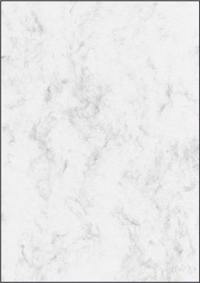 Sigel SI-DP183 Designpapier A4 90grs Pak A 25 Vel Marmer Grijs