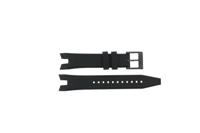 Horlogeband Seiko 7T62-0LA0 / SNAF25P1 / R02N117W0 Rubber Zwart 21mm