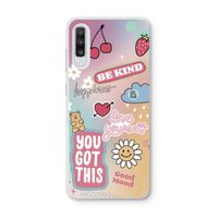Positivity: Samsung Galaxy A70 Transparant Hoesje
