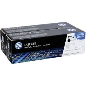 HP 125A originele zwarte LaserJet tonercartridge, 2-pack