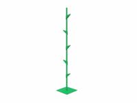 Cascando staande kapstok Bamboo steel 1 - groen