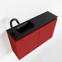 Toiletmeubel Mondiaz Ture | 80 cm | Meubelkleur Fire | Eden wastafel Urban Links | 1 kraangat