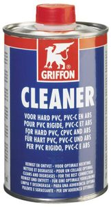 Griffon Hard PVC Cleaner - 1000ml Reinigingsmiddel en Ontvetter voor PVC Buizen