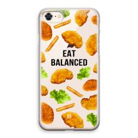 Eat Balanced: iPhone 8 Transparant Hoesje