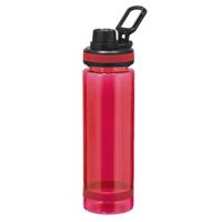 Waterfles/drinkfles sport bidon Olympic Champion - rood - kunststof - 700 ml - schroefdop