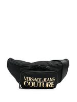 Versace Jeans Couture sac banane à logo imprimé - Noir