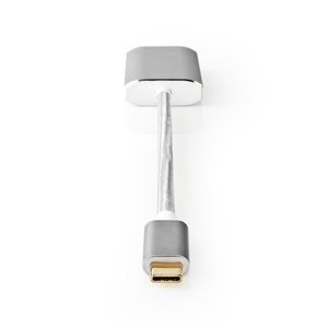 USB-Adapter | USB 3.2 Gen 1 | USB-C© Male | Mini DisplayPort | 0.20 m | Rond | Verguld | Gebreid /