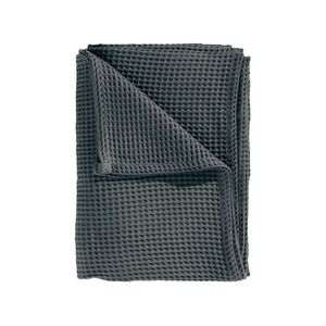 Heckett Lane Wafel Plaid - Steel Grey 240x260cm