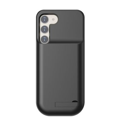 Lunso - Samsung Galaxy S23 Plus case - Powerbank hoesje - 6000 mAh - Zwart