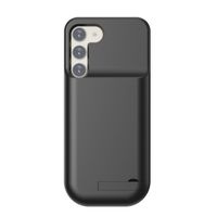Lunso - Samsung Galaxy S23 Plus case - Powerbank hoesje - 6000 mAh - Zwart