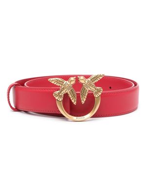 PINKO ceinture à boucle Love Birds - Rouge