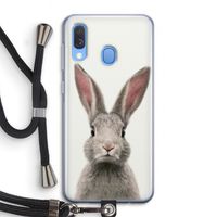 Daisy: Samsung Galaxy A40 Transparant Hoesje met koord