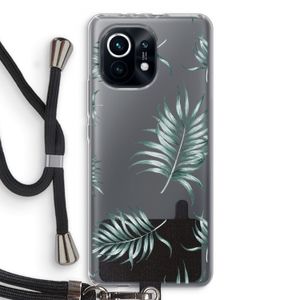 Simple leaves: Xiaomi Mi 11 Transparant Hoesje met koord
