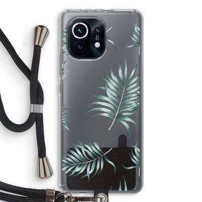 Simple leaves: Xiaomi Mi 11 Transparant Hoesje met koord