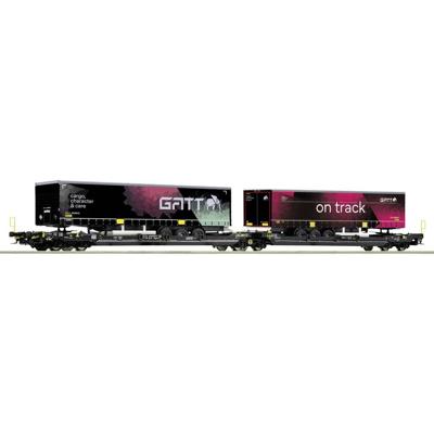 Roco 6600170 H0 dubbeltasje-gelede wagon T3000e van de TX-logistiek TX logistiek
